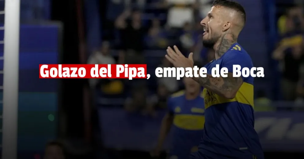 Boca se quedó en el final y empató 1-1 ante Colón en la Bombonera