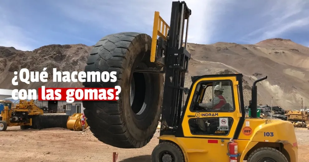 Minería supervisa el reciclado y recuperación de caucho en proyectos