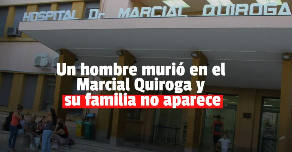 Buscan a los familiares de un hombre de 70 años 
