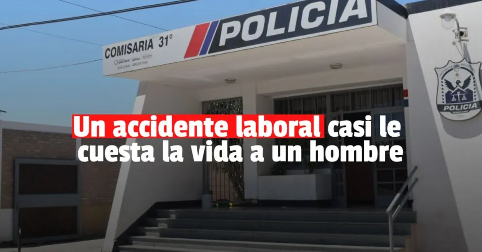 Un accidente laboral dejó a un hombre electrocutado y con graves heridas