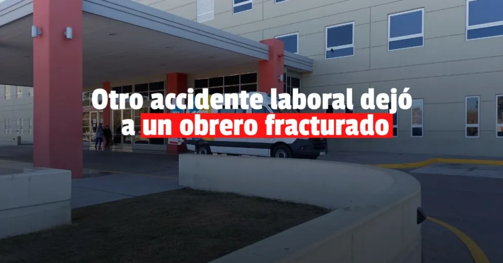 Un obrero cayó de un tercer piso y se quebró los dos pies