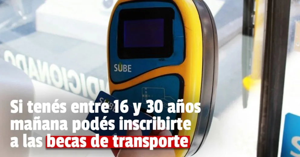 Mañana comienzan las inscripciones para las becas de transporte