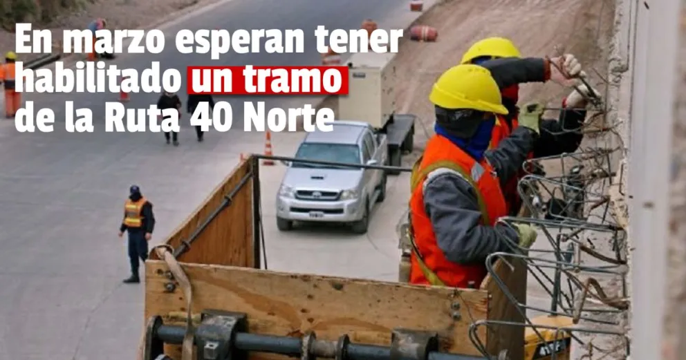 Terminaron la obra de emergencia de la Ruta 40 Norte
