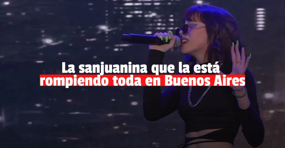 La cantante sanjuanina que cantó un tema y grabó con una importante artista nacional  