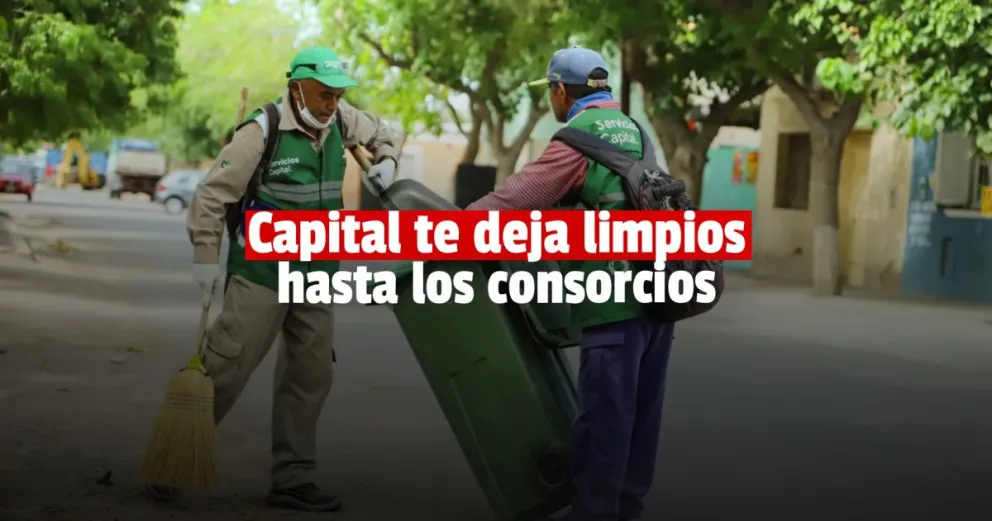 Ahora, en Capital se dejan limpios hasta los consorcios