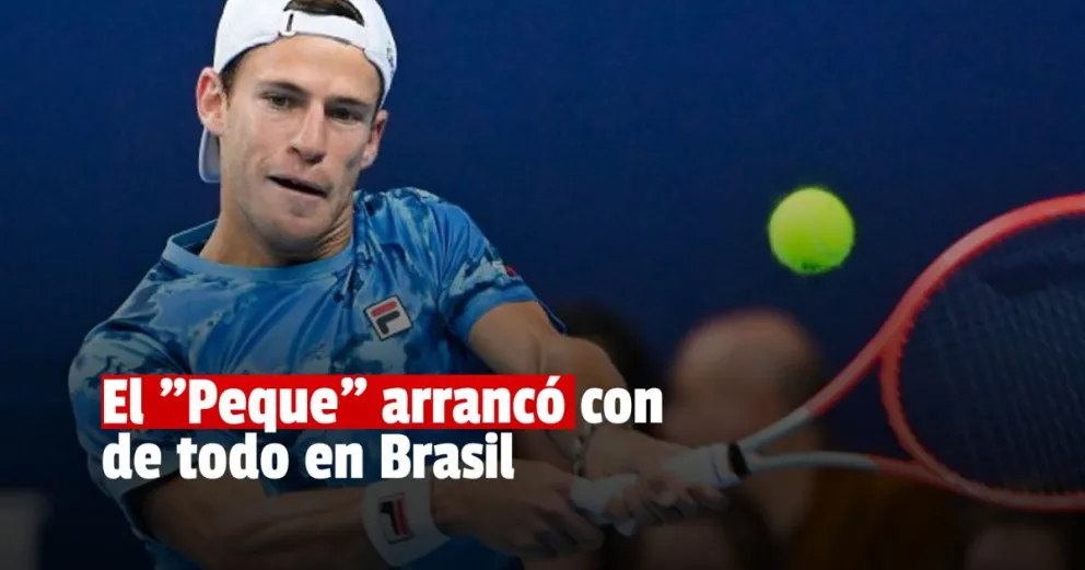 El "Peque" Schwartzman arrancó el Abierto de Río con el pie derecho 