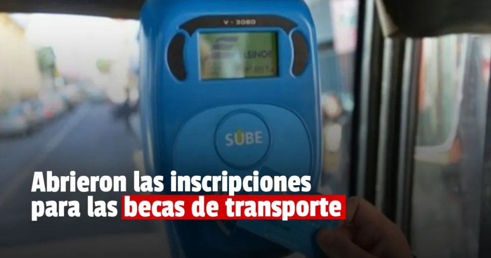 Este año serán 10.000 los beneficiados con las becas de transporte