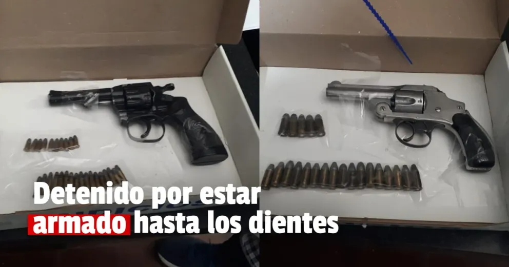 En un allanamiento secuestraron dos armas, una de guerra 