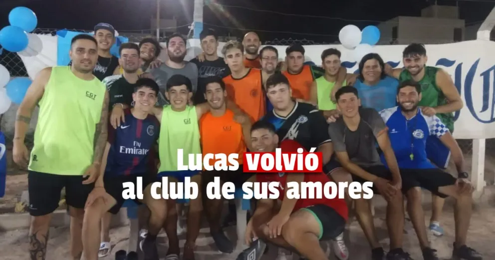 El emocionante recibimiento a Lucas, el joven que fue atropellado y abandonado en Rawson 