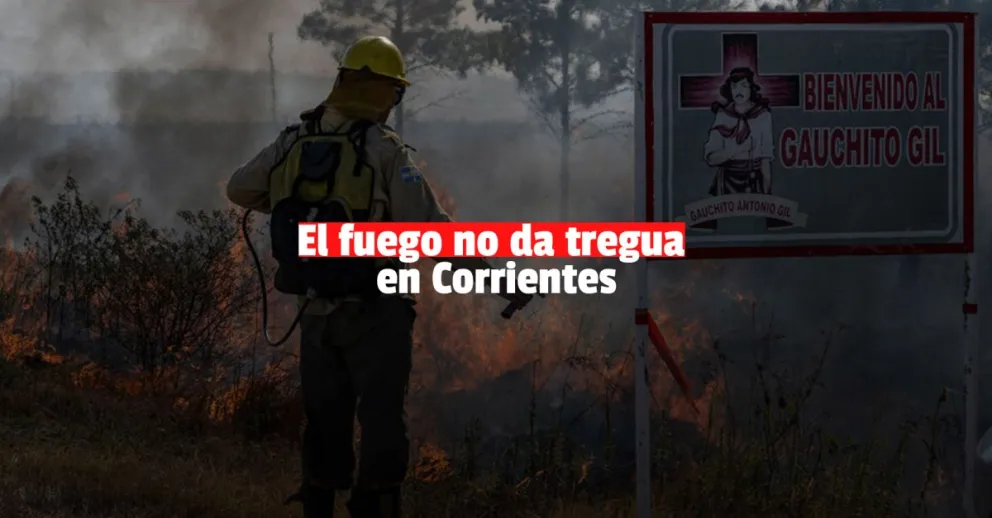 Incendios en Corrientes: casi 800.000 las hectáreas afectadas, un 9% de la superficie total de la provincia