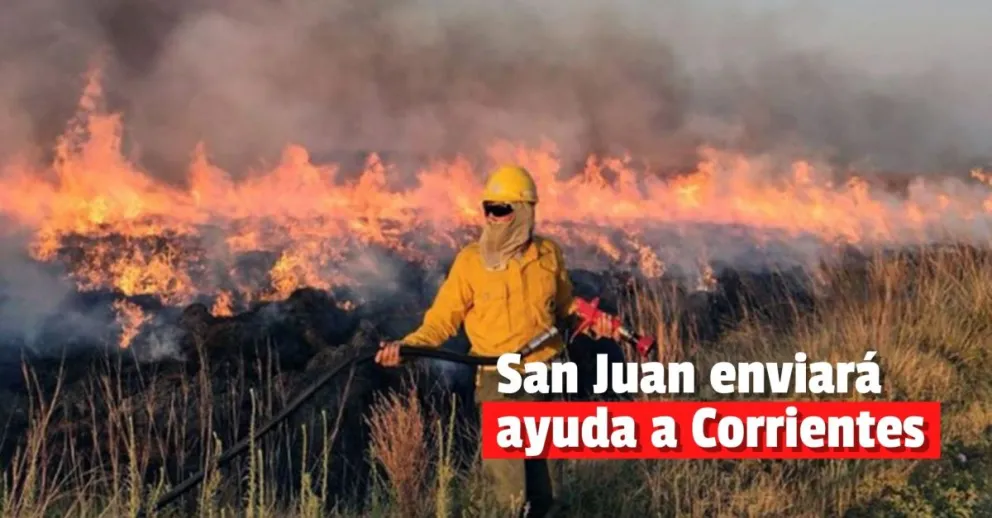 Uñac anunció que enviará ayuda a Corrientes 