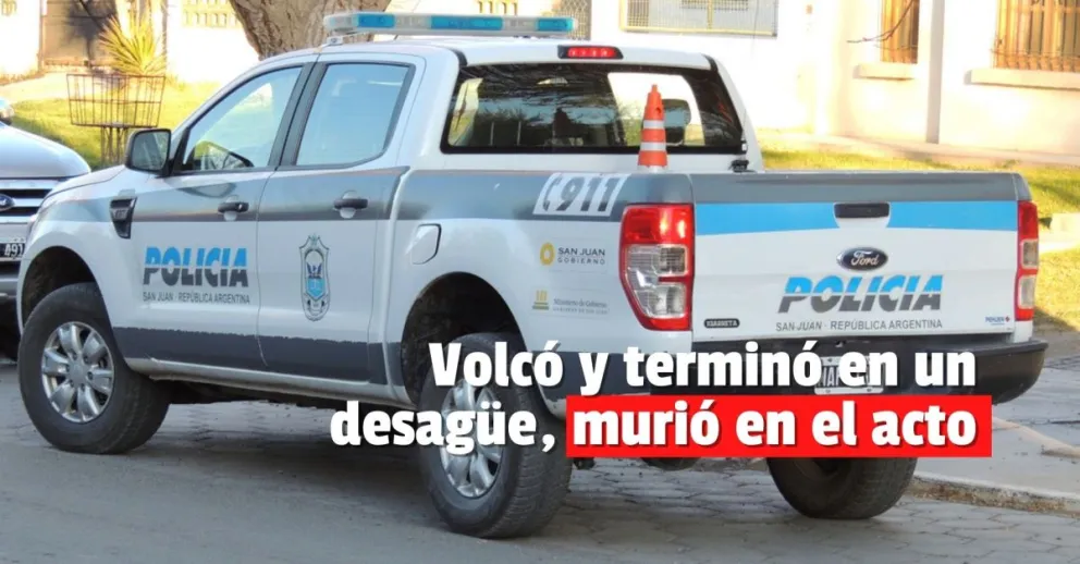 Un hombre falleció tras volcar en San Martín