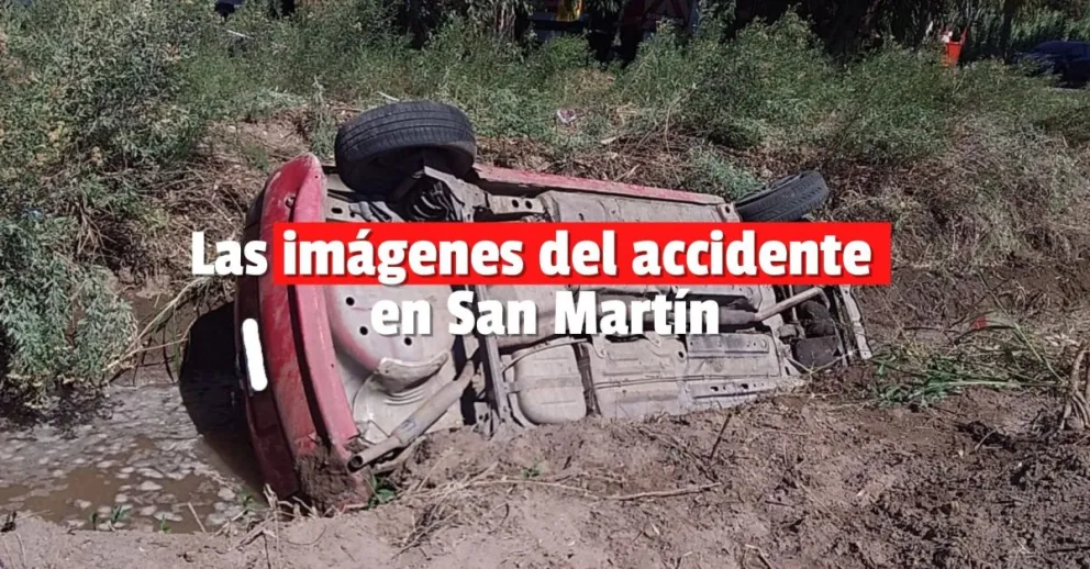 ¿Cómo quedó el auto del hombre que falleció en San Martín?