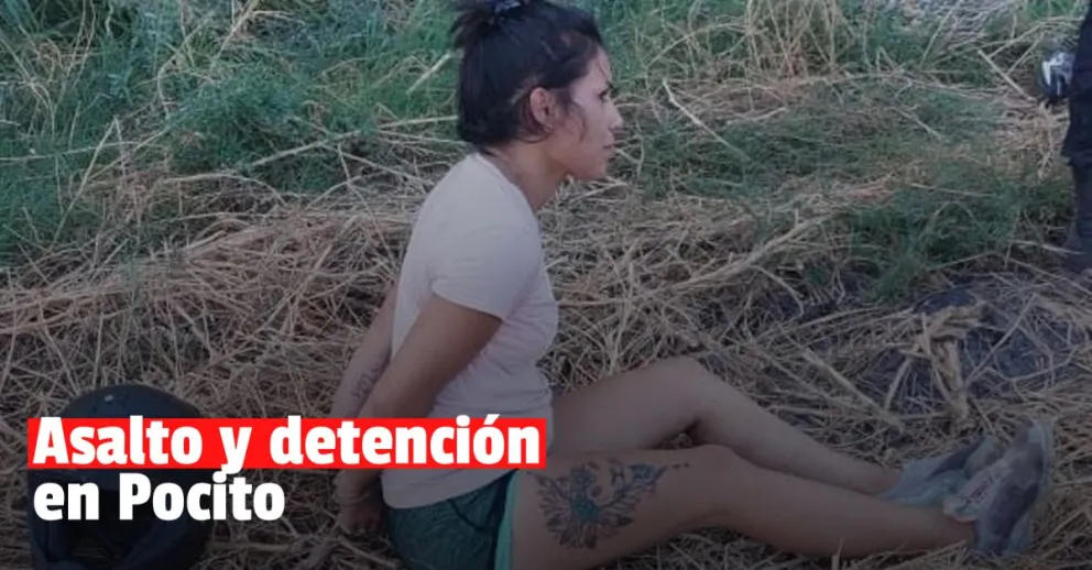 Una pareja de delincuentes fue detenida luego de asaltar a una familia en Pocito
