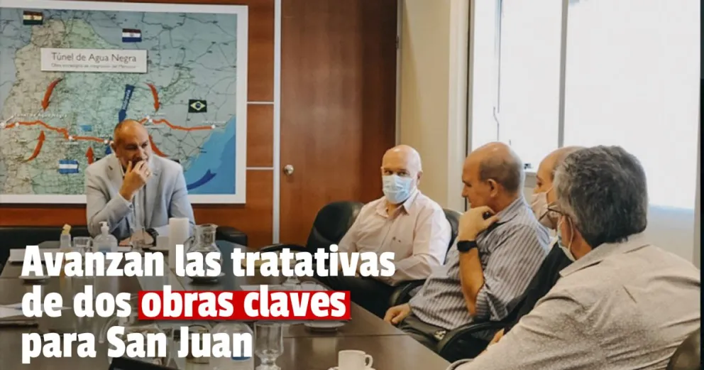  RN 40 Sur y el Túnel de Zonda, los temas de la reunión entre representantes del BID y obras 