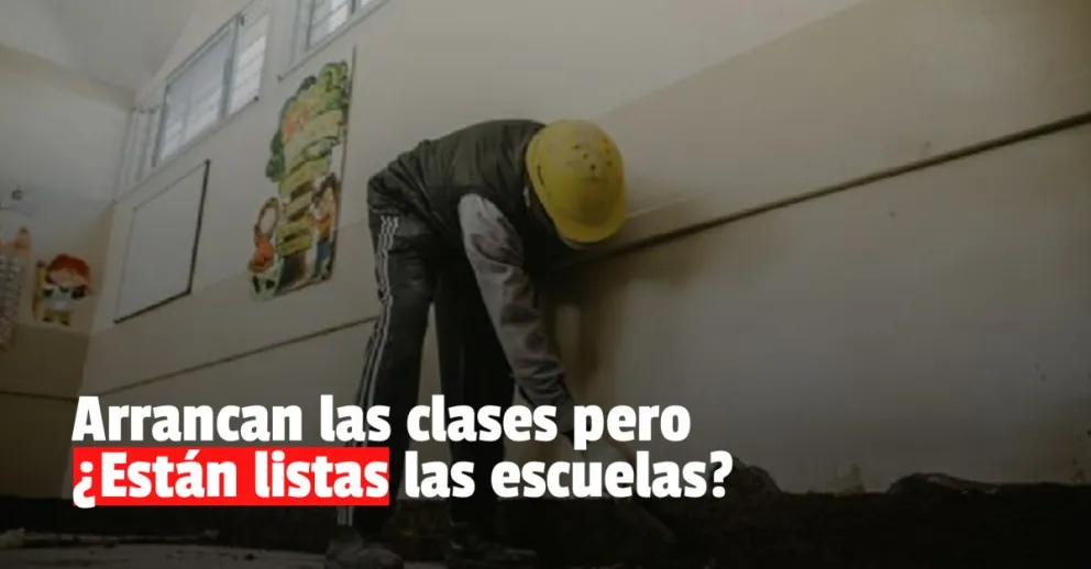 ¿Cómo están las escuelas a una semana del inicio de las clases?