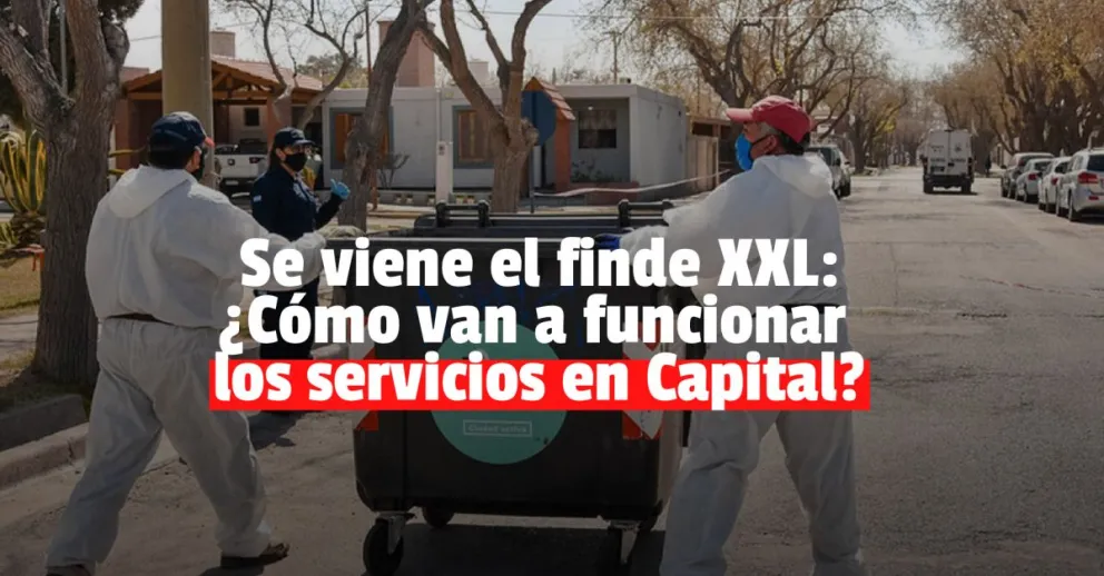 Así funcionarán los servicios en Capital durante el finde largo 