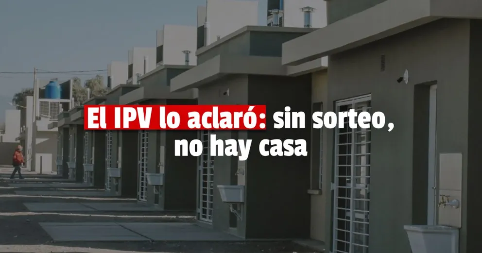 El IPV aclaró que es en vano realizar manifestaciones para conseguir casas