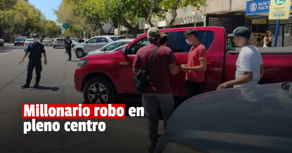 Un hombre sufrió el robo de una gran cantidad de dinero en pleno microcentro