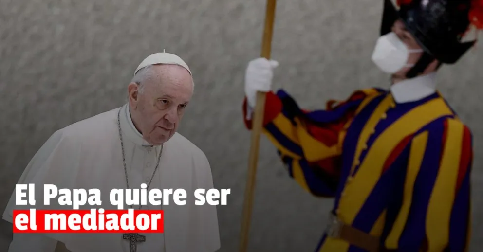 El papa Francisco fue a la embajada rusa ante la Santa Sede para expresar su preocupación