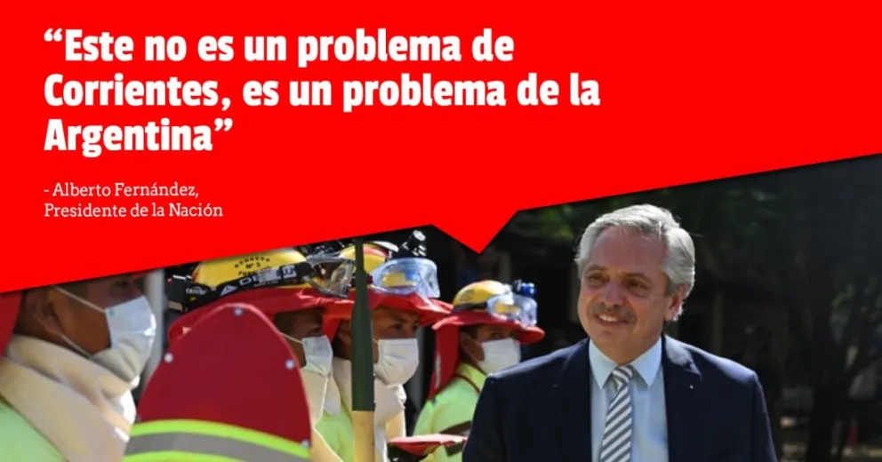 Alberto Fernández habló luego de su recorrido por Corrientes