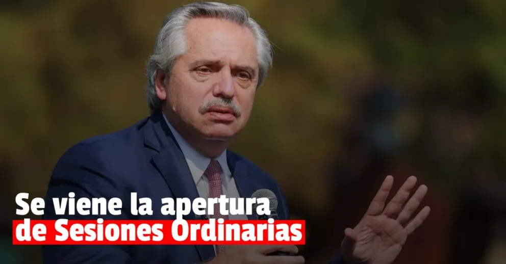Alberto Fernández inaugura las Sesiones Ordinarias 2022 del Congreso de la Nación