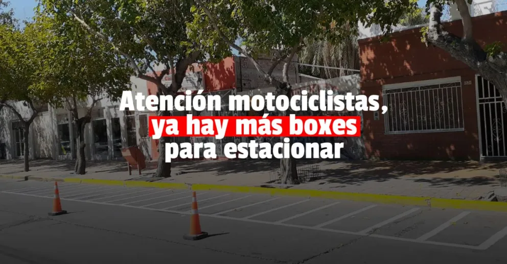Capital sumó nuevos boxes para estacionamiento de motos en el microcentro