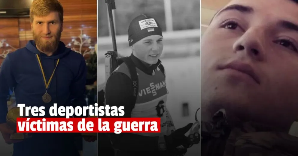 Dos futbolistas y un biatleta fueron asesinados en Ucrania en medio de la invasión rusa