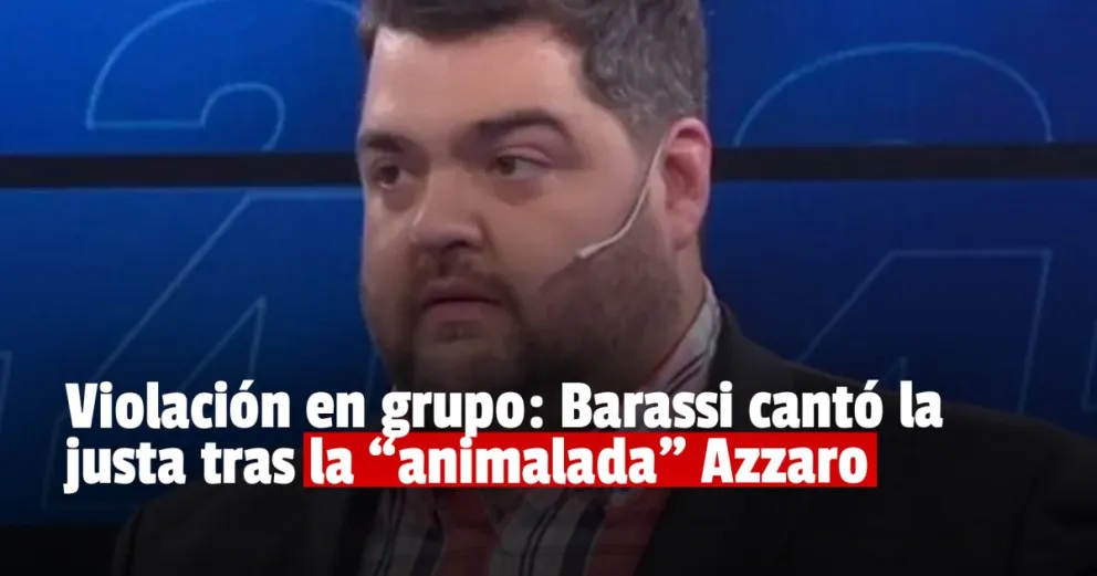 El sanjuanino Barassi durísimo con Azzaro tras su repudiable frase 
