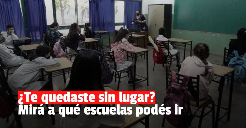 Reubicación de estudiantes: mirá cuáles son las escuelas sedes