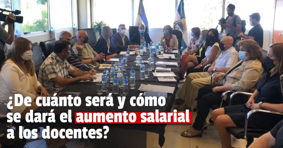 Paritarias docentes: los gremios aceptaron la última oferta 45% de aumento en cinco tramos