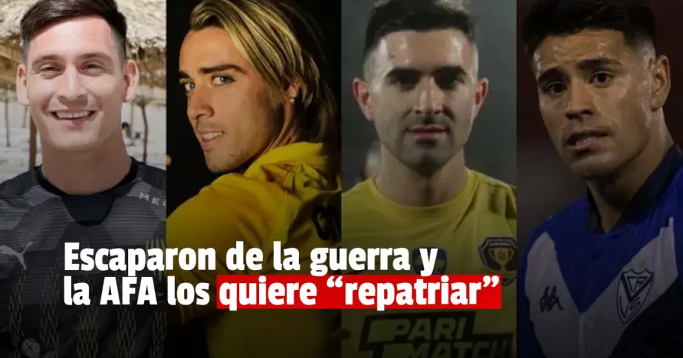 La AFA le pidió autorización a FIFA para inscribir a jugadores argentinos que huyeron de Ucrania