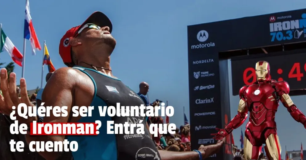 Enterate cómo ser parte del Ironman 70.3