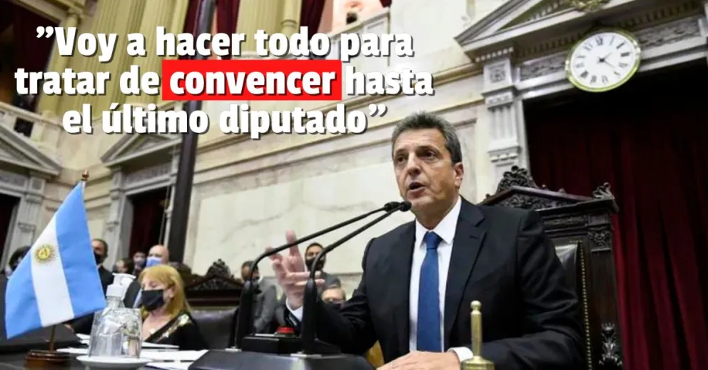 Massa habló sobre el proyecto del FMI