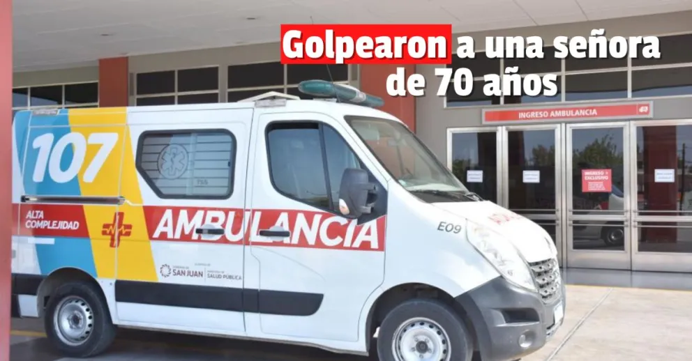 Una anciana fue golpeada durante un robo