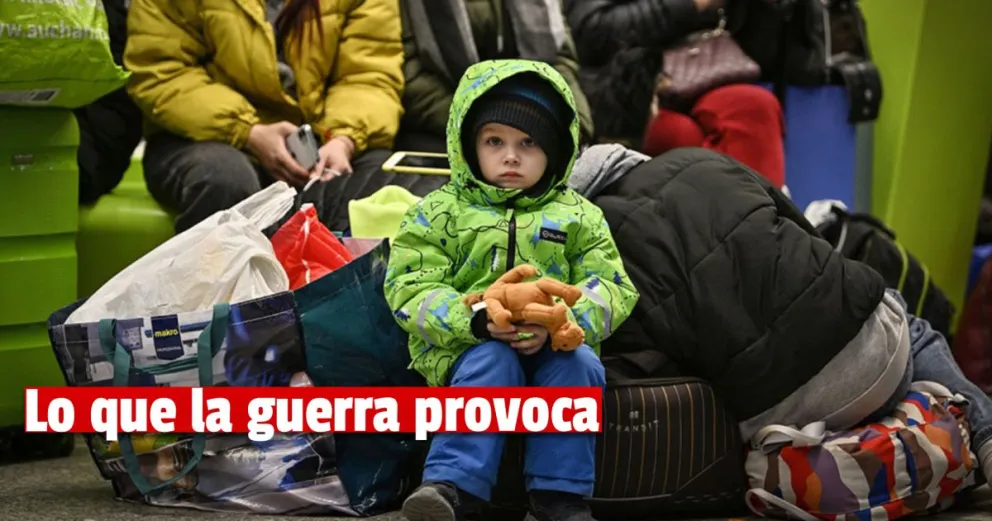 Trepa a más de 1,5 millones la cantidad de personas que huyó de Ucrania por la guerra