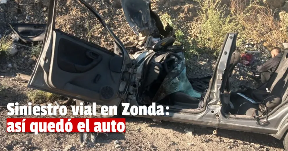 Videos e impactantes fotos del siniestro vial en Zonda