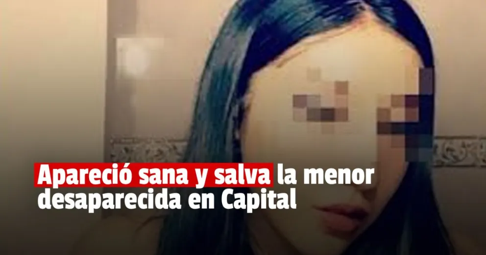 Apareció la menor que era intensamente buscada en Capital 