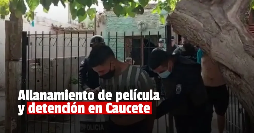 Encontraron a tres peligrosos delincuentes ocultos en una casa de Caucete