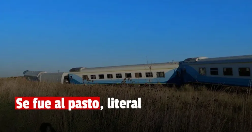 Descarriló un tren en Olavarría y hay al menos 30 heridos