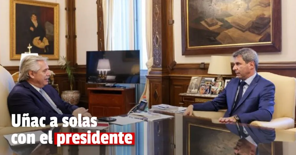 Alberto Fernández se reunió con el gobernador de San Juan, Sergio Uñac