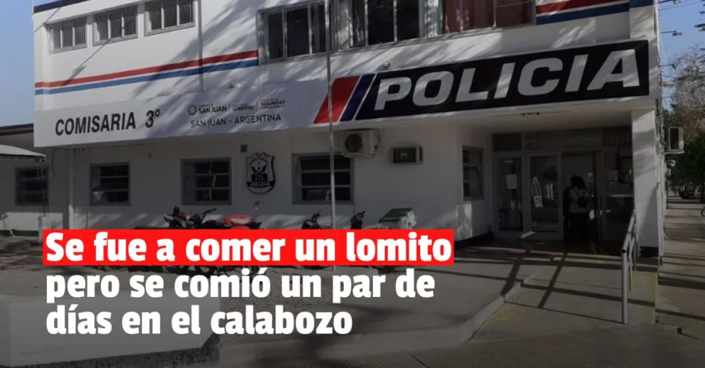 Fue a comer un lomo y se robó un celular 
