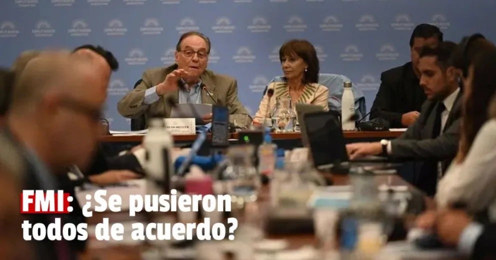 Todo listo para que mañana se vote en Diputados el acuerdo con el FMI