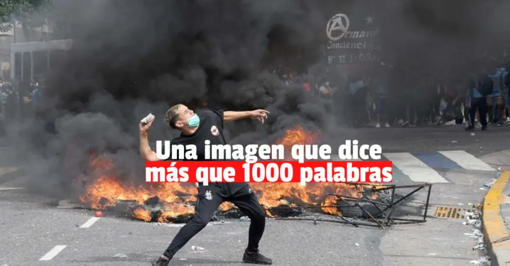 Protesta en el Congreso contra el FMI: hubo incidentes entre manifestantes y la policía