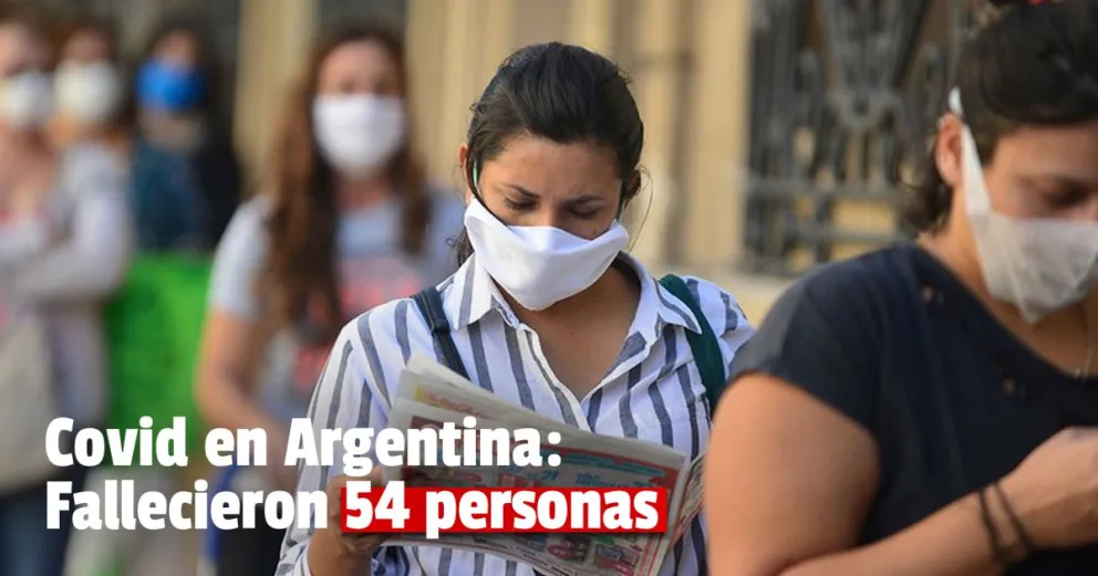 Coronavirus en Argentina: confirmaron 54 muertes y 6.137 contagios en las últimas 24 horas