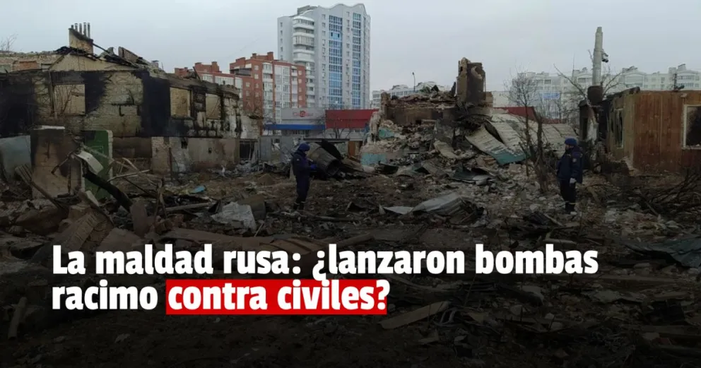Acusan a Putin de lanzar bombas racimo contra civiles ucranianos 