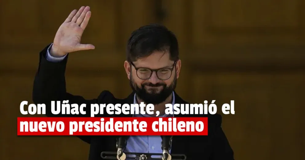 Con Uñac y Fernández presentes, asumió el nuevo presidente de Chile 