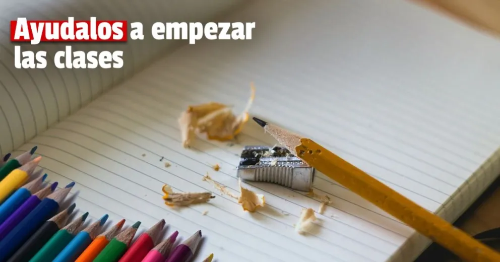 Impulsan una colecta de útiles escolares 