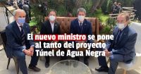 Sergio Uñac se reunió con el nuevo ministro de Obras Públicas de Chile