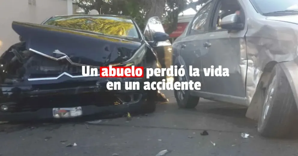 Falleció un anciano luego de chocar contra un auto en el que viajaban policías